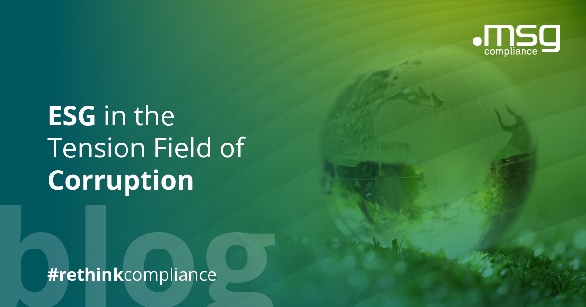 ESG in the Tension Field of Corruption